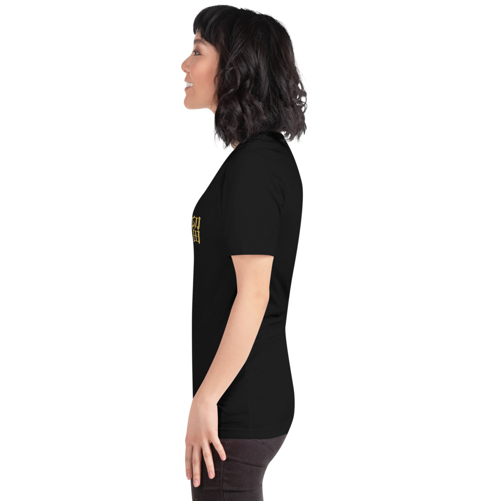 black KanjiWear shirt — left