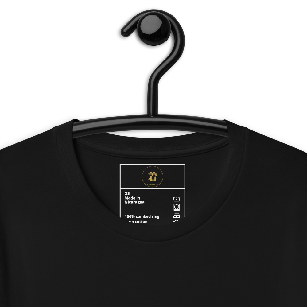 black KanjiWear shirt — zoomed