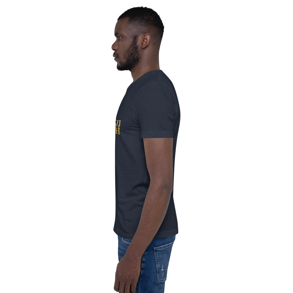 navy KanjiWear shirt — left