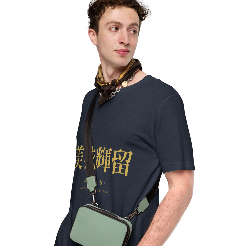 navy KanjiWear shirt — left-front
