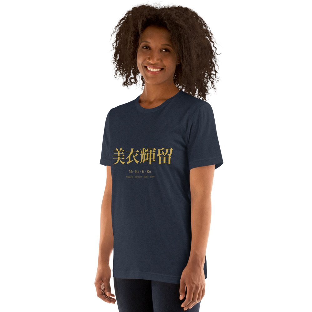 navy KanjiWear shirt — left-front