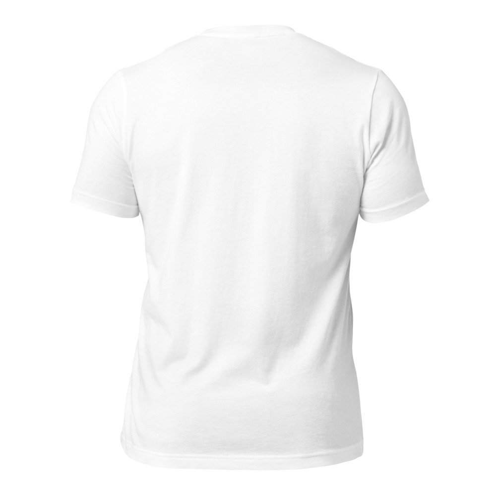 white KanjiWear shirt — back