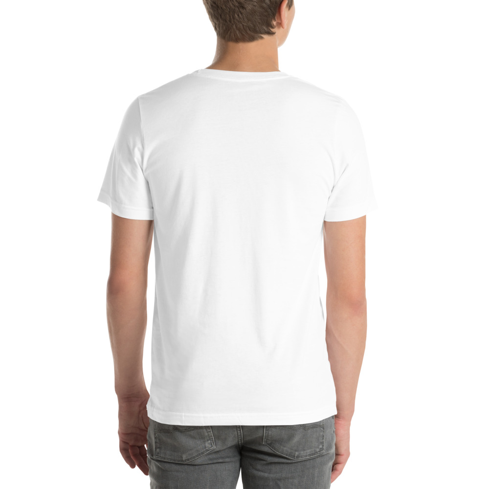 white KanjiWear shirt — back