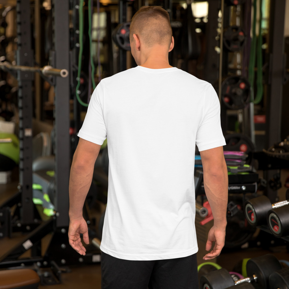 white KanjiWear shirt — back