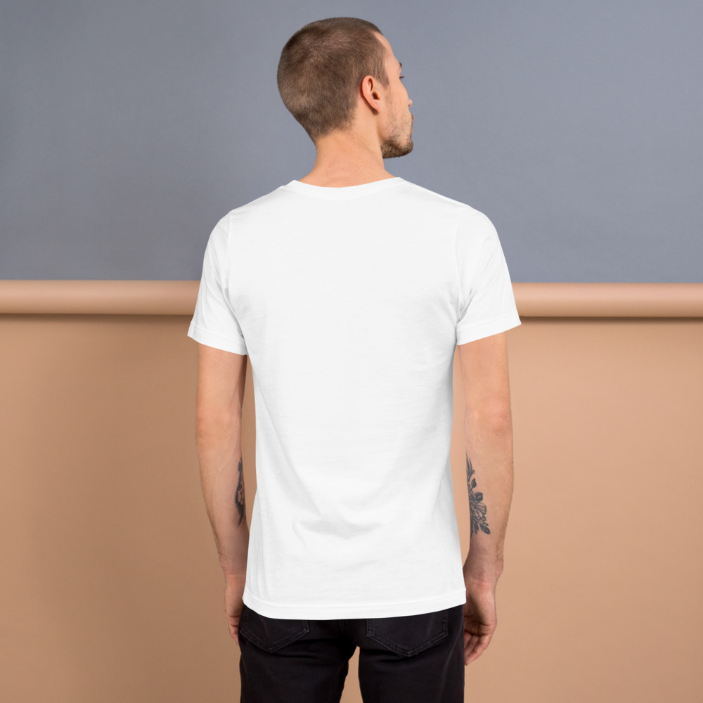 white KanjiWear shirt — back