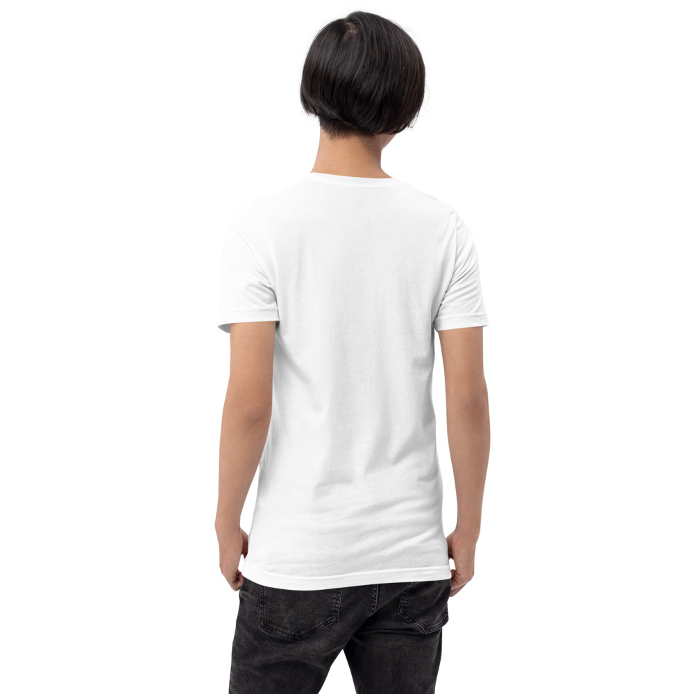 white KanjiWear shirt — back