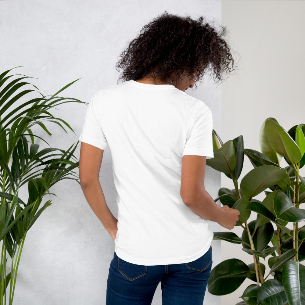 white KanjiWear shirt — back