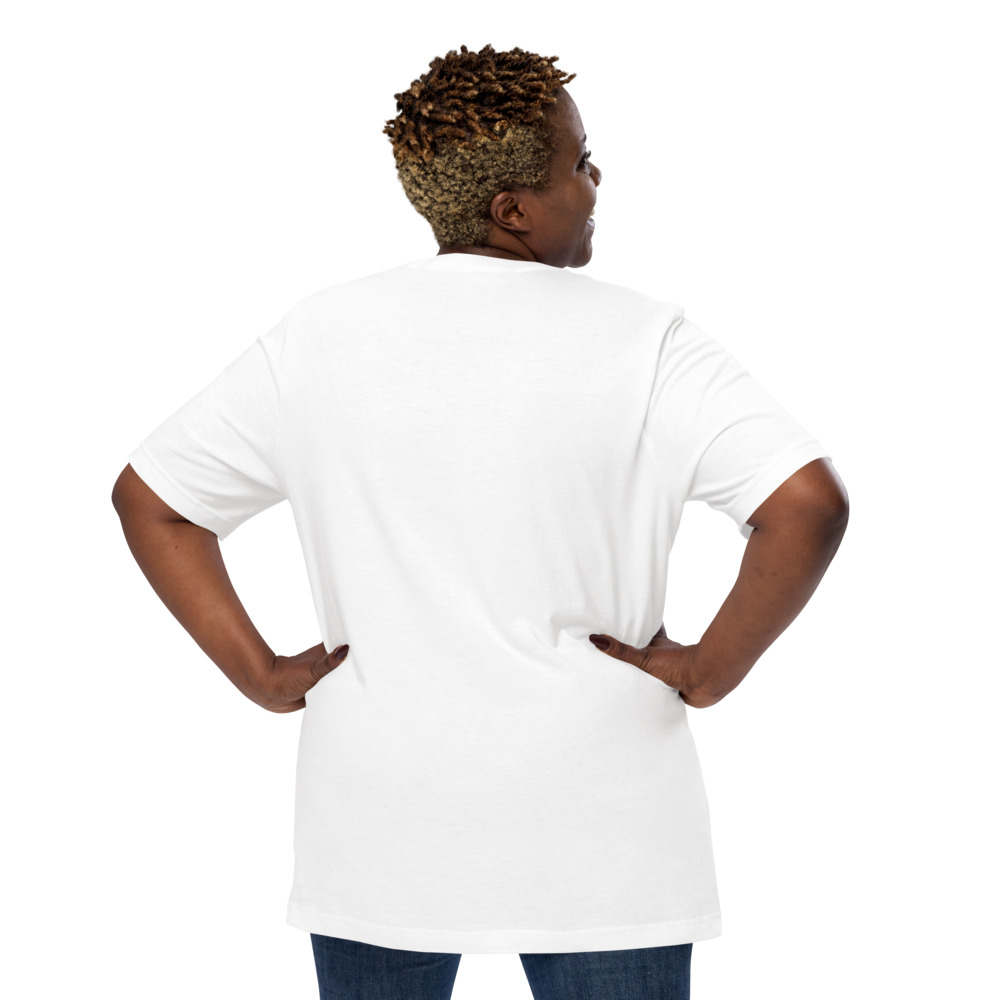 white KanjiWear shirt — back