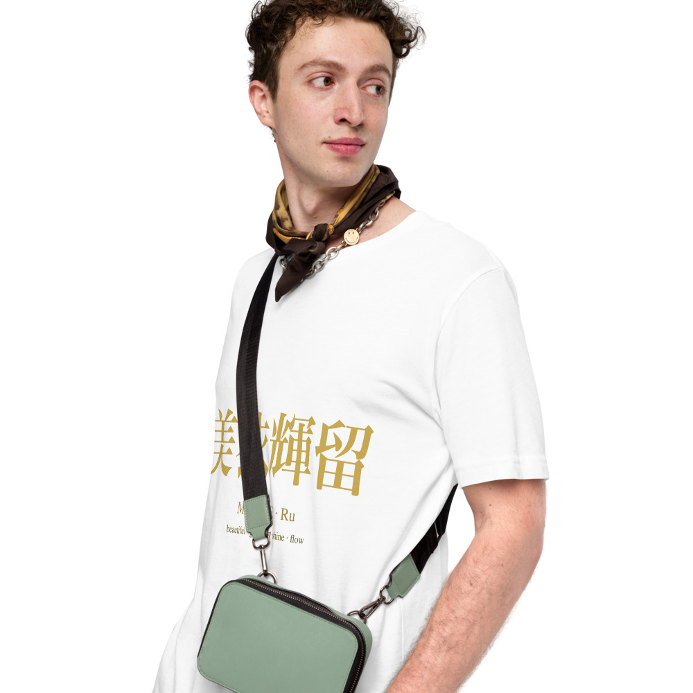 white KanjiWear shirt — left-front