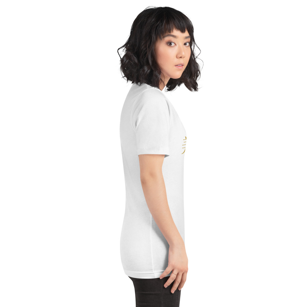 white KanjiWear shirt — right
